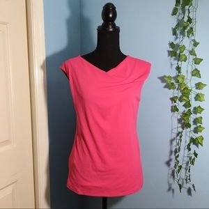 Ann Taylor | Career Pink Sleeveless Blouse Size M